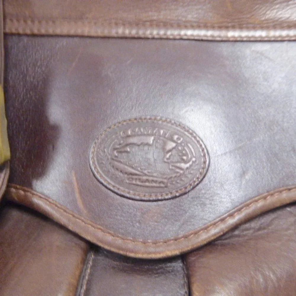Vintage DILANA LEATHER weekend gym travel BAG suitcase